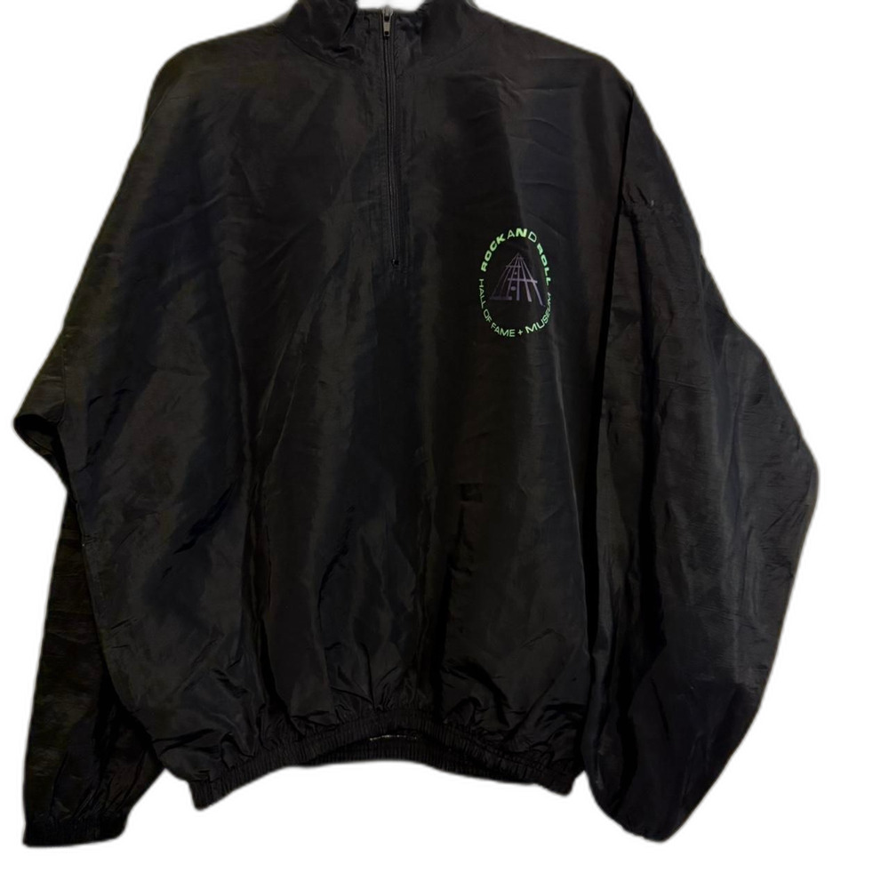 Vintage 1990s Rock & Roll Hall Of Fame Souvenir jacket Made In USA Size OS - Picture 2 of 5